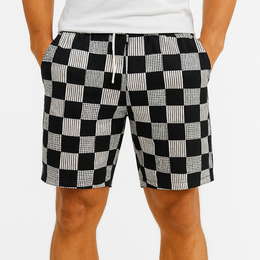 Shorts à carreaux Ibiza – L’élégance de l’été