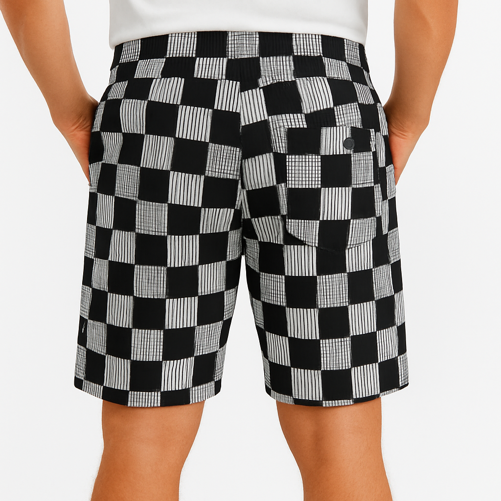 Shorts à carreaux Ibiza – L’élégance de l’été